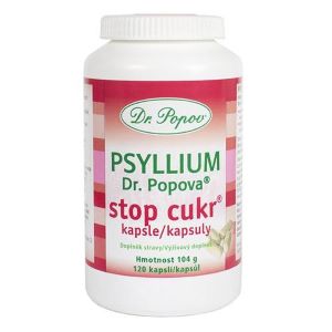 Dr. Popov Psyllium Stopcukr 120 kapslí