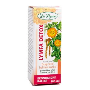 Dr. Popov Bylinné kapky Lymfa-Detox 100 ml
